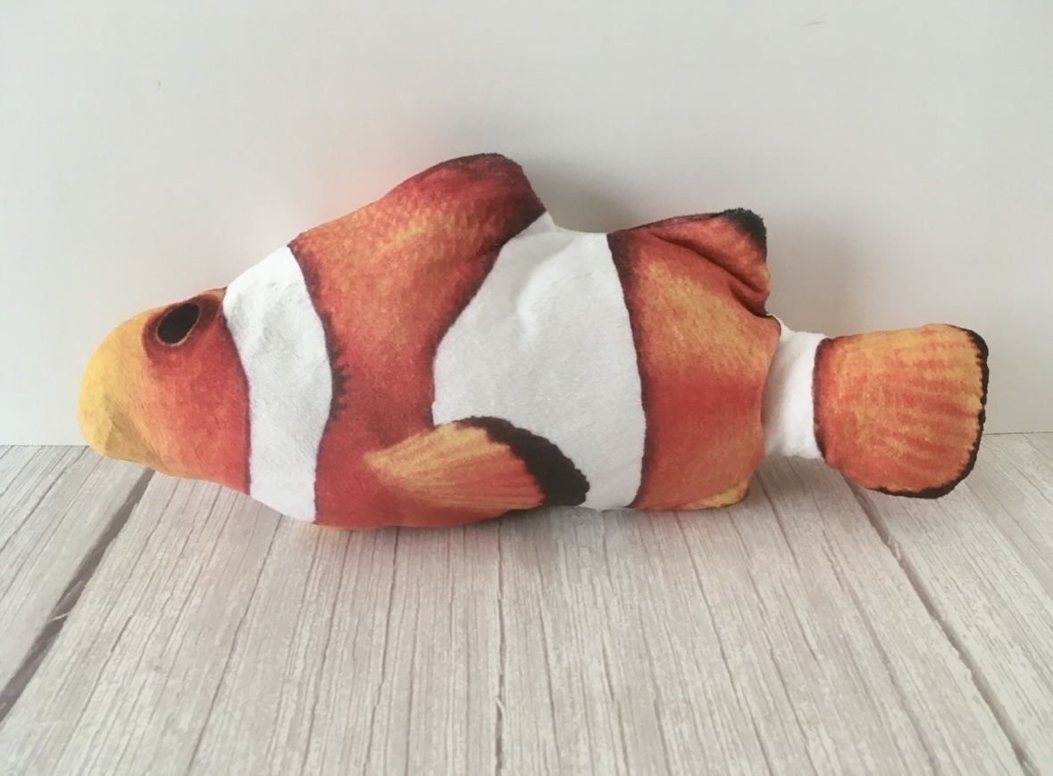 Large Clown Fish Cat Toy