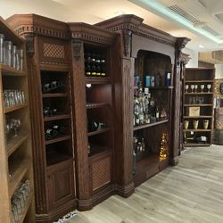 Mahogany Back Bar