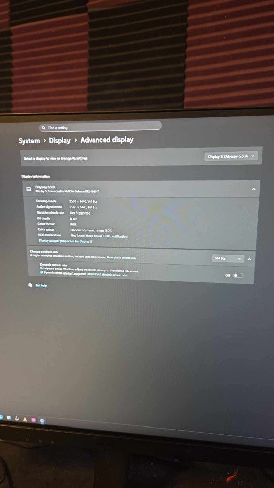 Samsung G5 27in 1440p 165hz Monitor