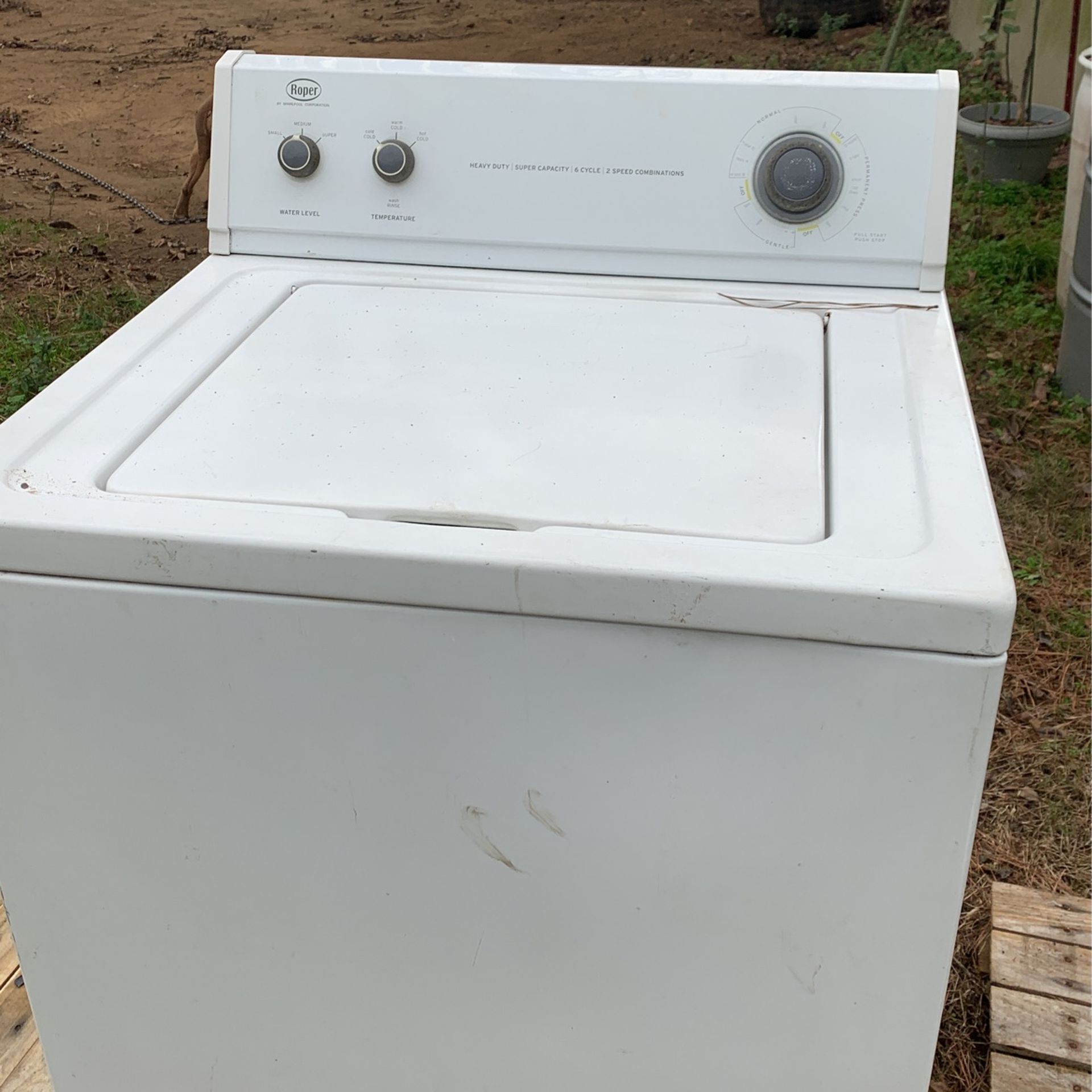 Roper Washer Heavy Duty Super Capacity 