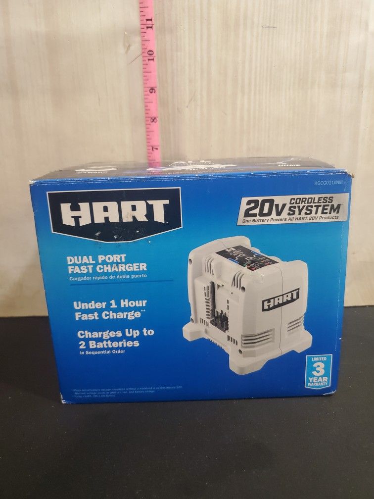 @CHV. Hart tools 20v battery batteries dual fast Charger