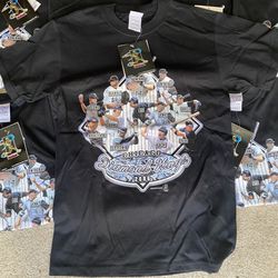 2006 White Sox T Shirts Lot Of 8 Size Small Black Vtg Baseball MLB World Series 