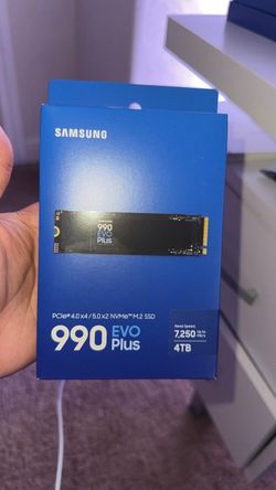 Samsung SSD 990 EVO Plus 4TB, PCIe Gen 4x4 | 5x2 M.2 2280, Up to 7,250 MB/s NVMe Internal Solid State Drive, Upgrade Storage for PC/Laptops, HMB Techn