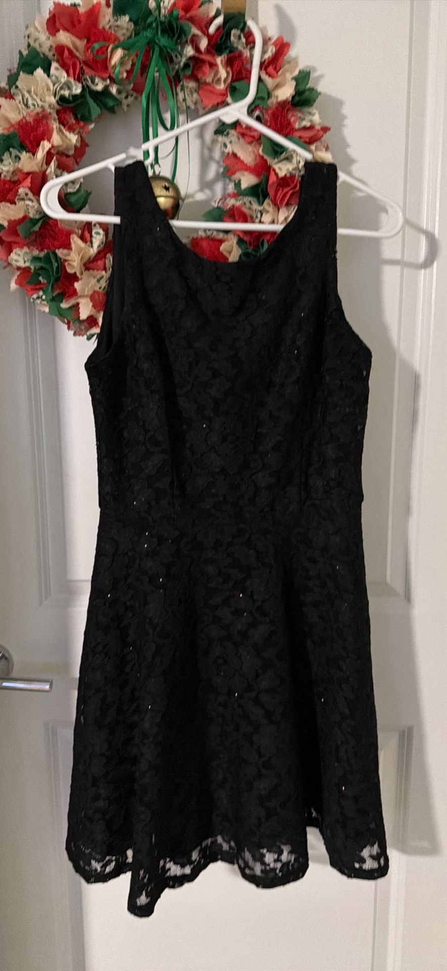 Junior Black Sparkle Dress