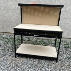 Workbench with Pegboard