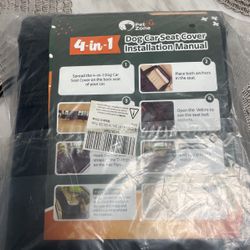 Dog Car Seat Cover 