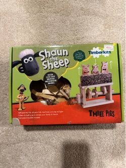 Shaun the sheep wooden toy for girls and boys