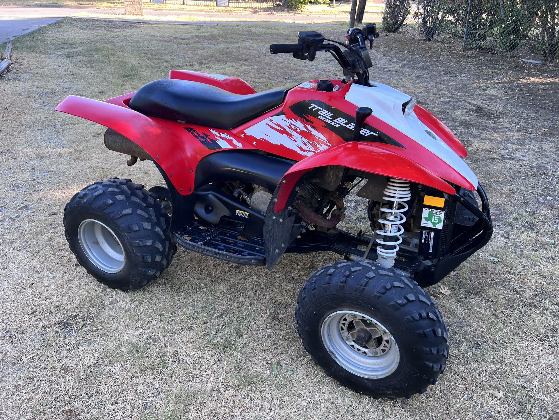 2008 Polaris Trailblazer 330cc 2WD Atv 4 Wheeler 4wheeler Can Am Kawasaki Honda