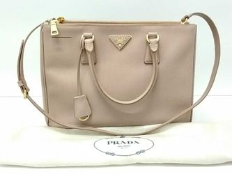 Prada Nude Saffiano Leather Tote Mk0826scrmia
