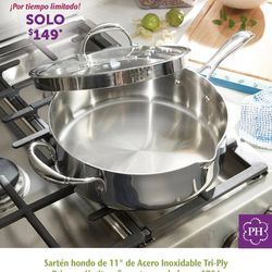 Sartén 11” tri ply princess house