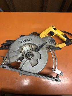 Dewalt worm drive saw