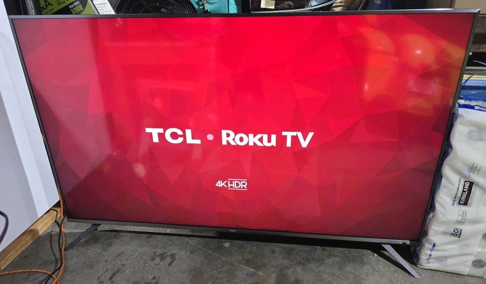65 inch TCL 4K Premium UHD HDR 2160p Series 6 Steel Body with Voice Command Assistant Smart ROKU TV