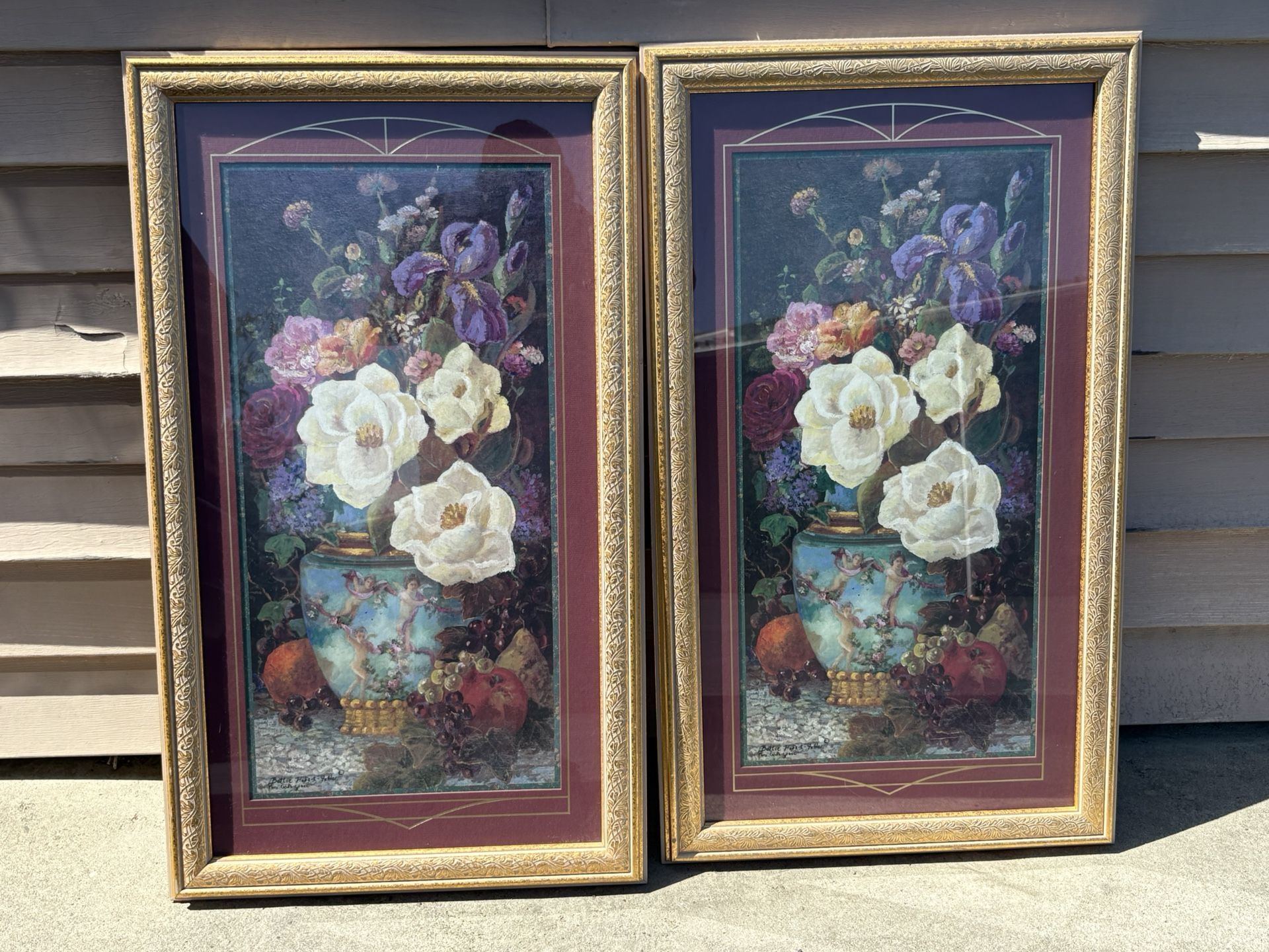 Vintage Home Interior & Gifts Floral Wall Picture