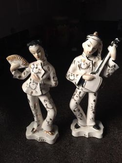 Pair of Vintage Oriental Figurines
