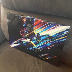 BATMAN Superhero Action Poster Photo Painting Artwork on CANVAS Wall Hanging Art Decor 12” x 18”