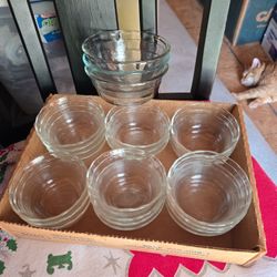 Pyrex GlassDessert Cups Lot
