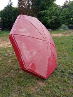 6' Octagonal Fiberglass Commercial Umbrella