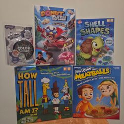 Kids Board Game Bundle Ages 4-8 — 5 Brand New Games, Great Gift! 🎲