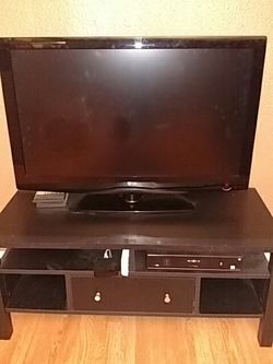 Black TV stand (tv NOT included)