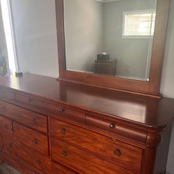Dresser, Mirror And 2 Night Stands