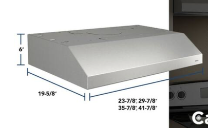 Glacier BCSD 42 in. 300 Max Blower CFM Convertible Under-Cabinet Range Hood Stainless Steel