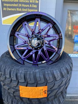 RDR 20x10 6 LUG M/T 33x12.5R20LT‼️‼️‼️