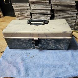 Vintage fishing tackle box
