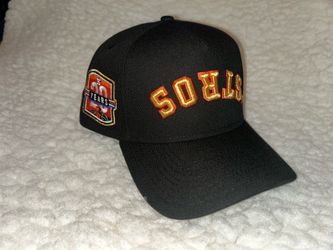 New Era Houston Astros "Upside Down" Stros Snapback Hat - 35th Anniversary Patch - Black