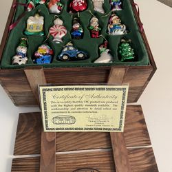 Thomas Pacconi Blown Glass Ornaments 