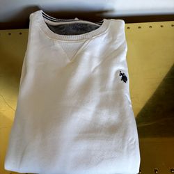 U.S. Polo Assn Cream Crewneck Sweatshirt Men's 2XL
