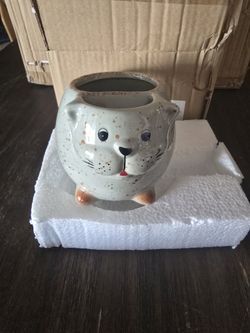 16oz Ceramic Cat Tea Mug