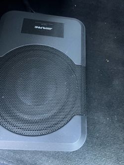Two alpine compact powered subwoofers ideal to put under the seat or small places  $150 each