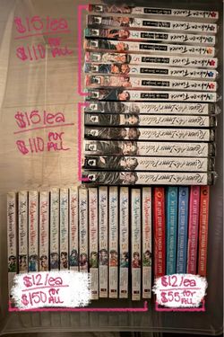 assorted mangas