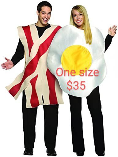 Bacon & Eggs Halloween Costume 