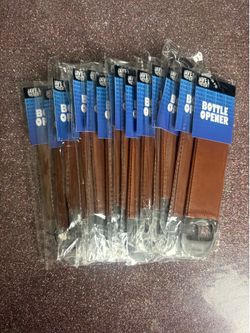 Dave & Buster's Faux Leather Wrapped Flat Bottle Openers