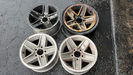 Chevy Camaro 15 Inch Aluminum wheels 5 On 4.75 Lug pattern fits S10 Pickup and Classic GM Cars