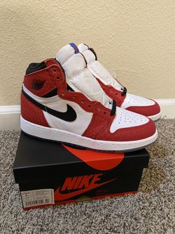 DS Air Jordan 1 Spider-Man Origin GS Size 5y