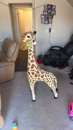 Melissa and Doug plush Giraffe