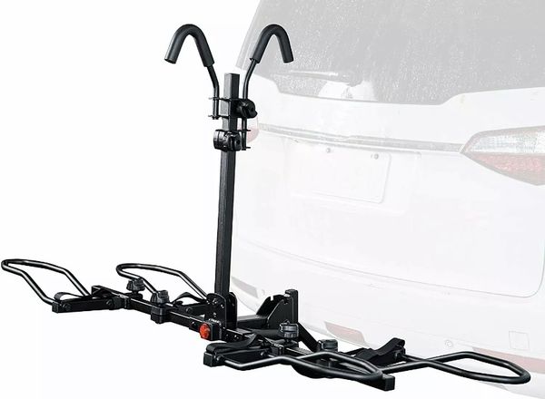 2-Bike Hitch Mounted Platform Rack - Fat Tires, E-Bikes ...