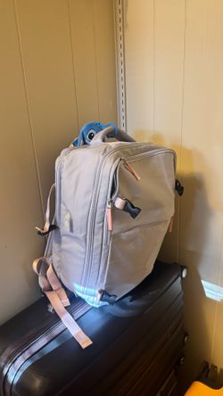 Purple laptop backpack