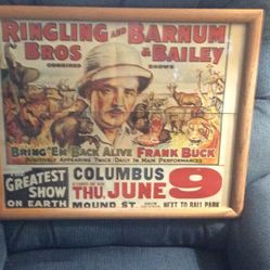 Tingling Bros And Barnum Bailey Poster