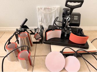 Heat Press Machine 5-in-1 Combo