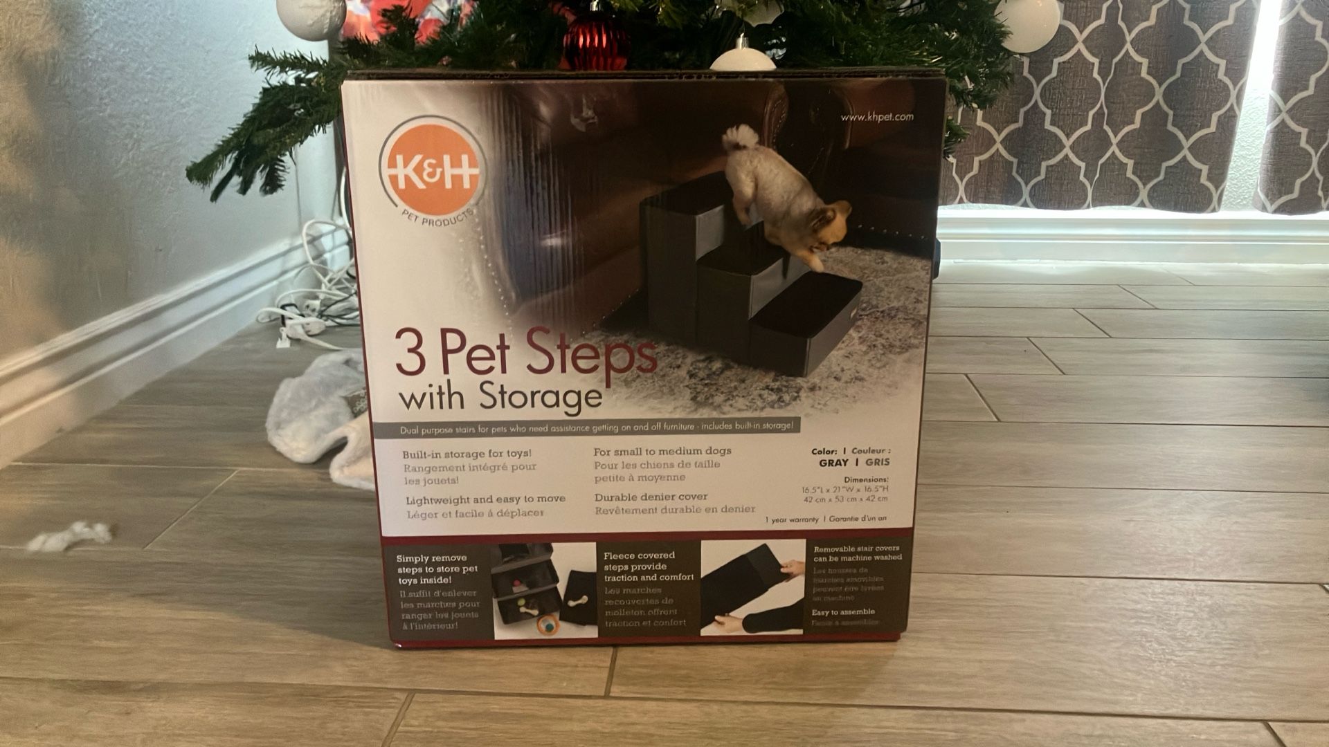 K&H 3 Pet Steps With Storage