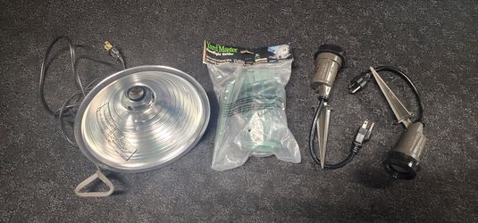 Lightbulb Holders, 1 Bowl, 3 Spots, Set of 4
