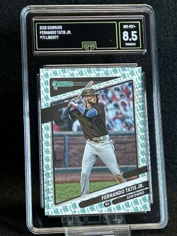 2021 Donruss 🗽 Fernando Tatis Jr 🗽 Liberty Parallel GMA 8.5 NM-MT 💎 - San Diego Padres