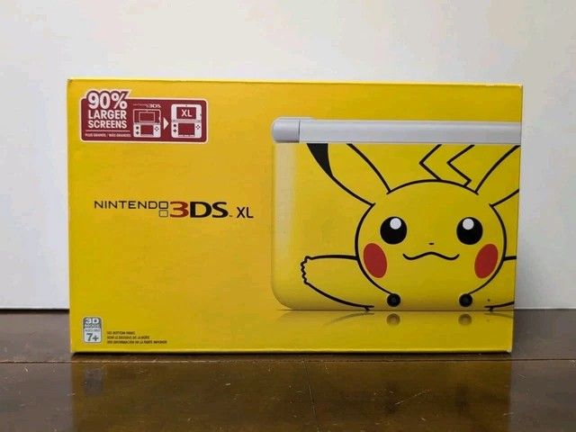 Nintendo 3DS XL Pokémon Edition Yellow Handheld System Pikachu New Sealed NOS