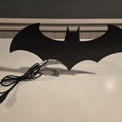 Batman Sign Logo 12” LED Light Up with Stand