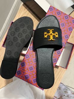 Tory Burch Women’s Black Slide Sandals Size 40