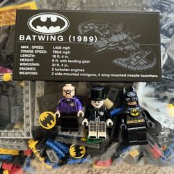 Lego Batman 1989 Batwing Retired Set 76161 