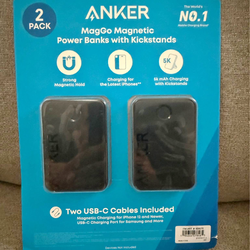 Anker MagGo Magnetic Power Bank 2-Pack – 5000mAh Portable Chargers – New